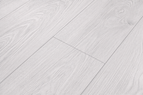 Close-up texture of ArmorCore Arctic Concrete Flooring showing natural concrete embossing and cool arctic grey detailing.