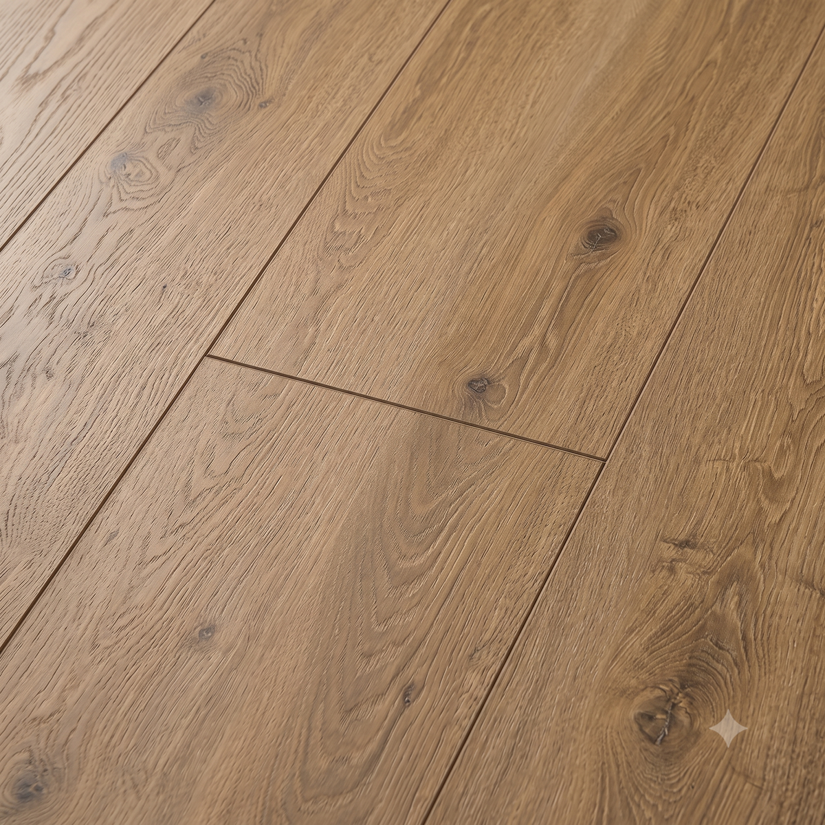 Close-up texture of ArmorCore Heritage Reserve Oak Flooring showing authentic cathedral wood grain, embossed surface texture, and premium matte finish.