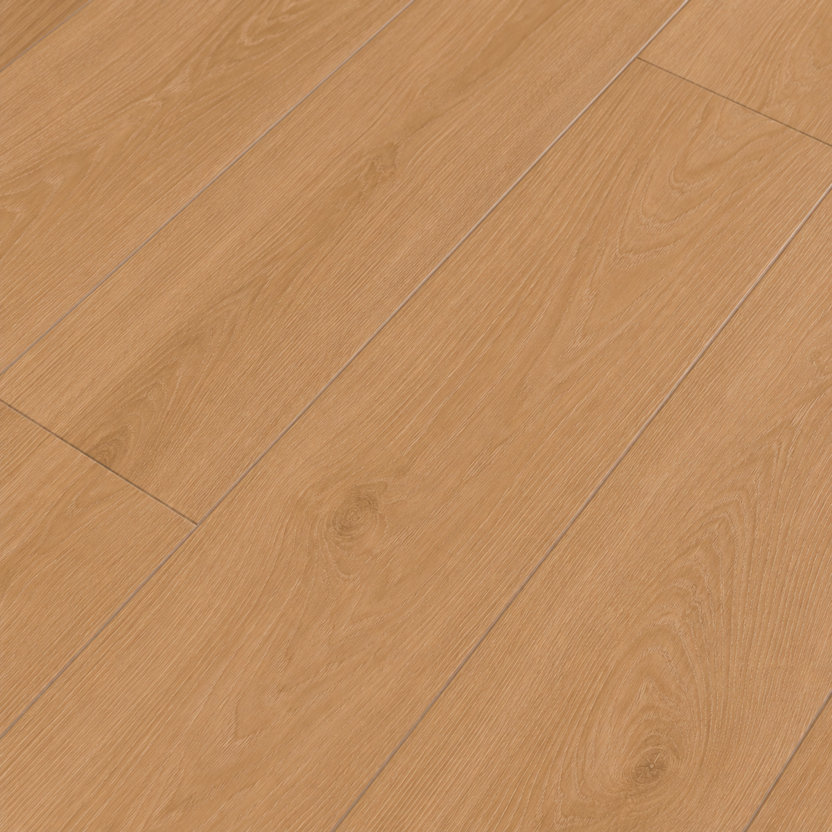 Close-up embossed medium oak wood grain of ArmorCore Knightsbridge Herringbone Flooring